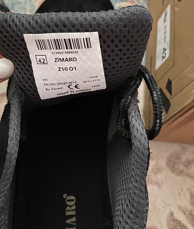 Zimaro Siyah Yılan Desenli Erkek Outdoor Ayakkabı - Görsel 2