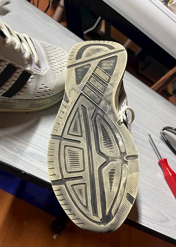 Erkek Beyaz Adidas Koşu Ayakkabısı - Görsel 2