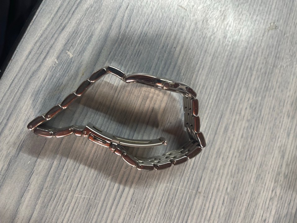 Gri Erkek Saat Kayışı Paslanmaz Çelik - Görsel 2