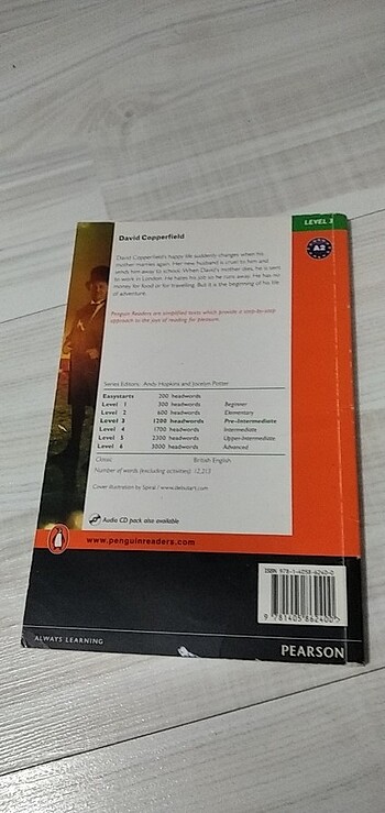 Beden Renk DAVİD COPPERFİELD (2. EL - LEVEL 3),