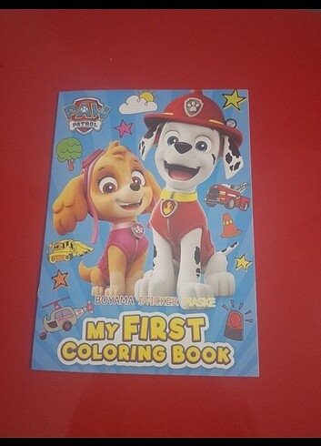Paw patrol boyama kitabi 