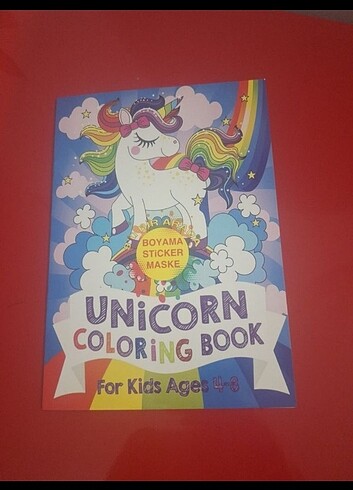 Unicorn boyama kitabı 
