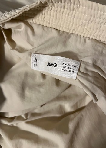 Mango İpli Kimono Mont - Görsel 6