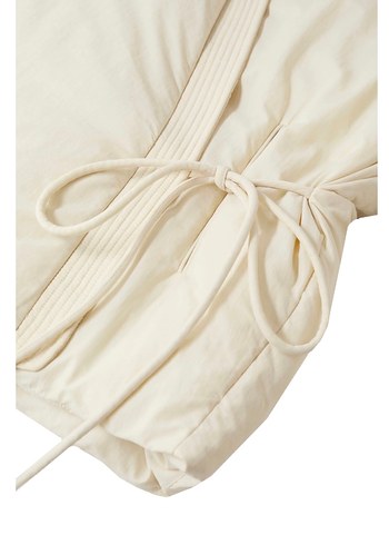 Mango İpli Kimono Mont - Görsel 5