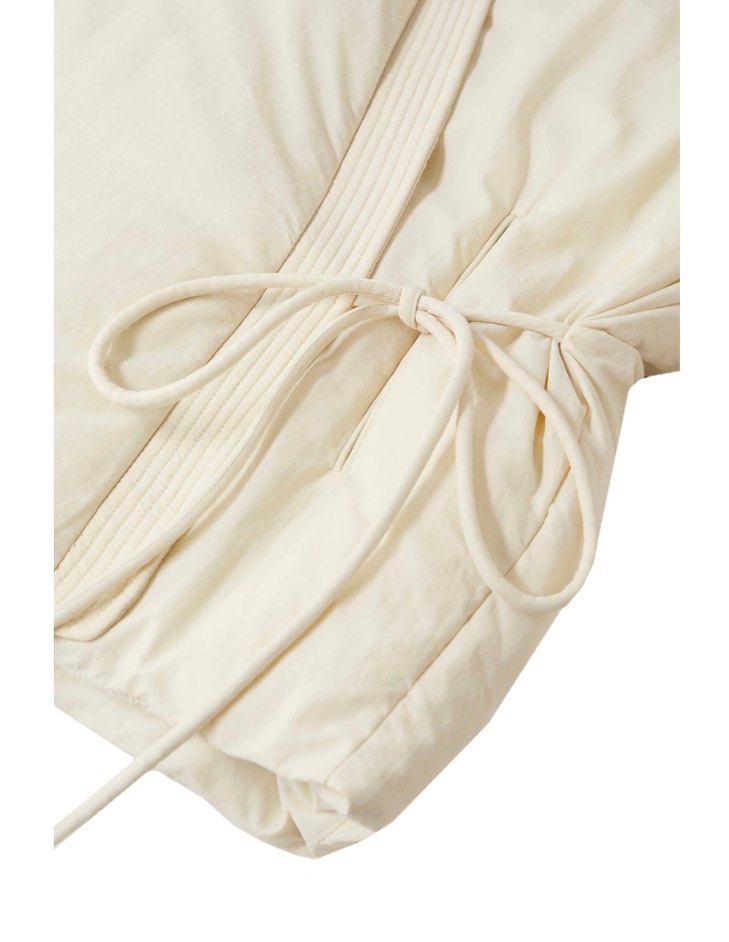 Mango İpli Kimono Mont - Görsel 5