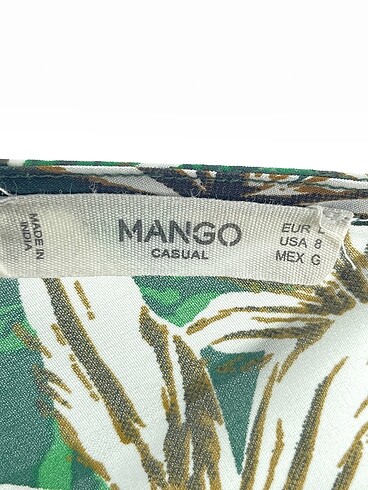 l Beden yeşil Renk Mango Bluz %70 İndirimli.