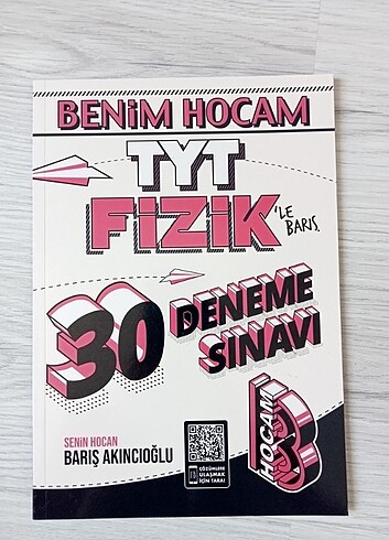 Benim hocam Tyt Fizik 30 lu deneme