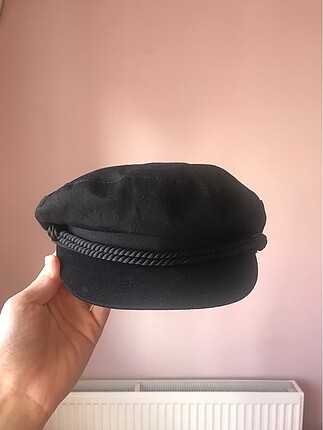 h&m marka siyah denizci şapkası