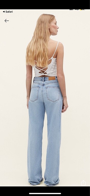 36 Beden stradivarius straight fit jean
