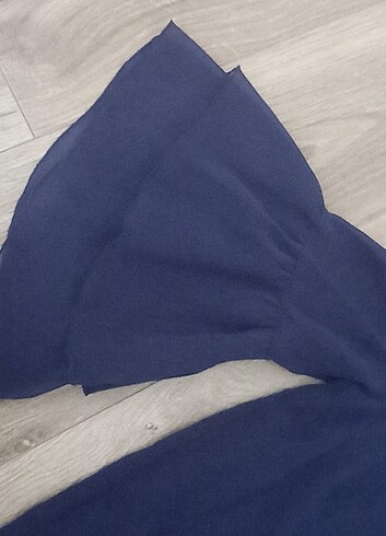 36 Beden lacivert Renk Şifon bluze