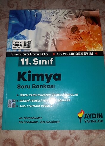 Aydın 11. Sınıf kimya konu özetli soru Bankası 
