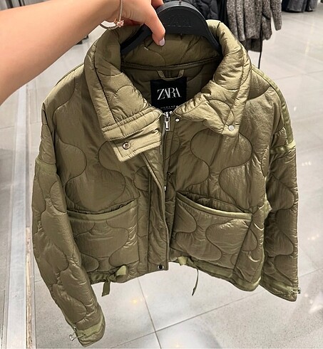 Zara kapitone ceket