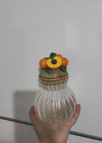 kayısı şekilli büyük boy kavanoz