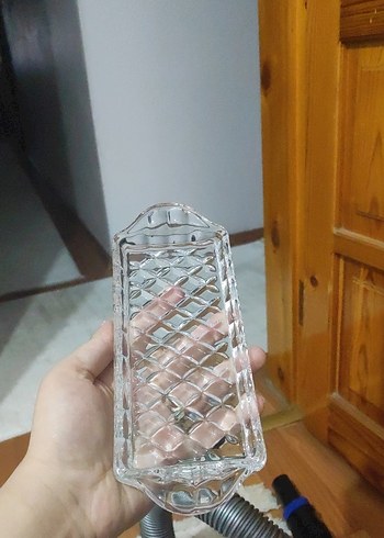 Vintage Şeffaf Cam Tereyağı Kabı - Görsel 4