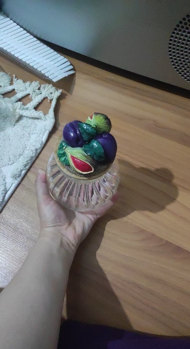 incir desenli cam kavanoz - Görsel 2