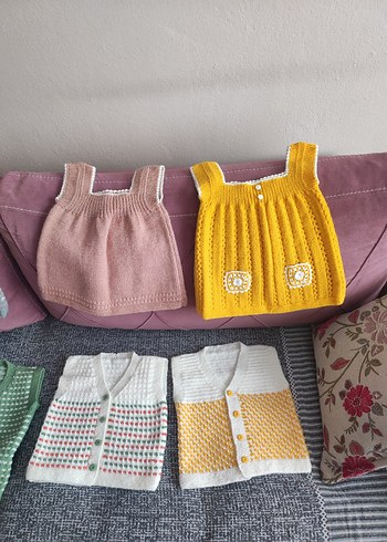 Kız- erkek bebek yelek - Görsel 2