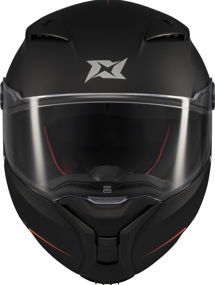 Axxıs Mat Siyah 0 Motorsiklet Kaskı - Görsel 3