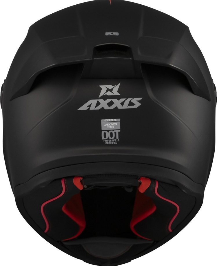 Axxıs Mat Siyah 0 Motorsiklet Kaskı - Görsel 5