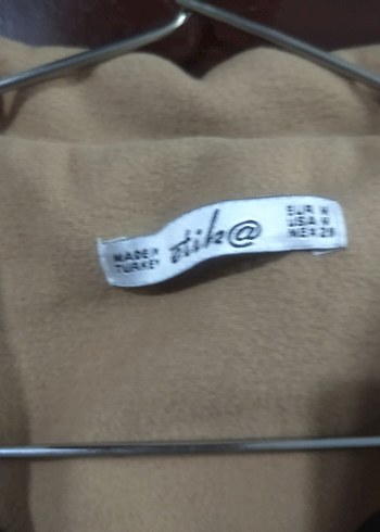 Bej Kadın Midi Süet Kaban - Görsel 4