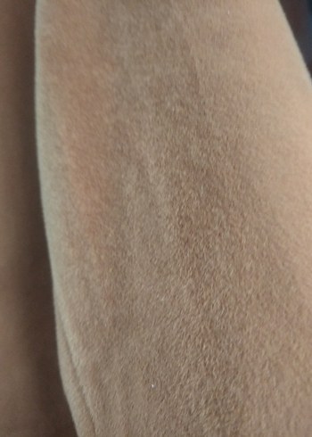 Bej Süet Düğmeli Kadın Uzun Kaban - Görsel 11