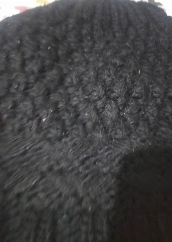 Kadın Siyah Örgü Bere - Görsel 5