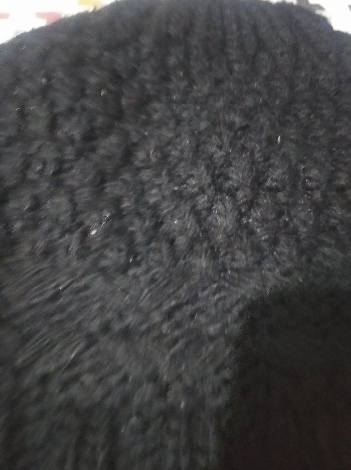 Kadın Siyah Örgü Bere - Görsel 5