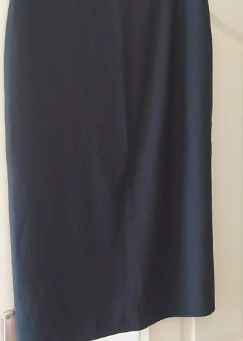 siyah tunigin eteği beli lastikli kalem etek 50 tl - Görsel 5