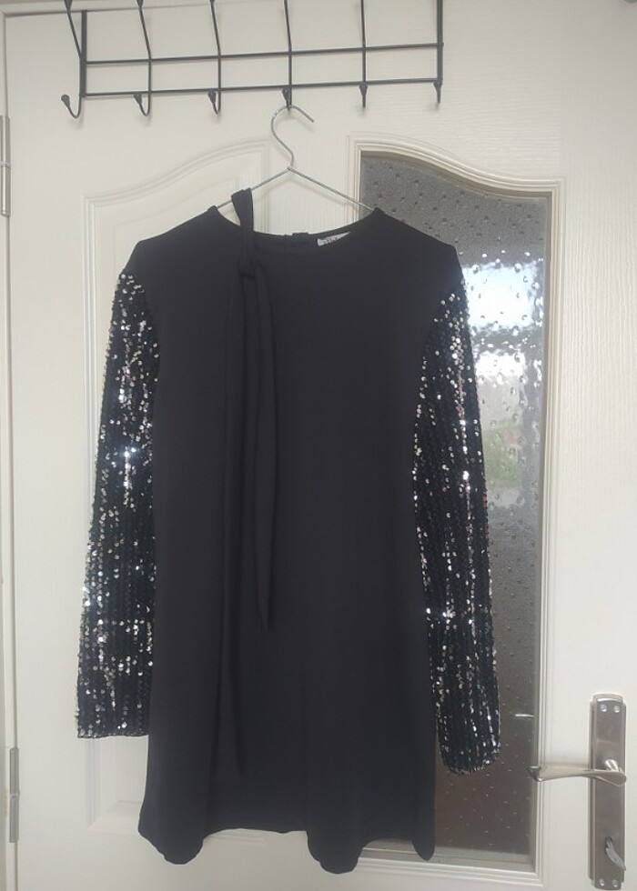 siyah tunigin eteği beli lastikli kalem etek 50 tl - Görsel 2