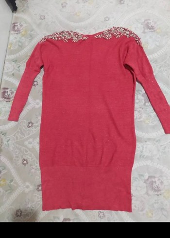 Siyah Triko Kadın Midi Elbise - Görsel 2