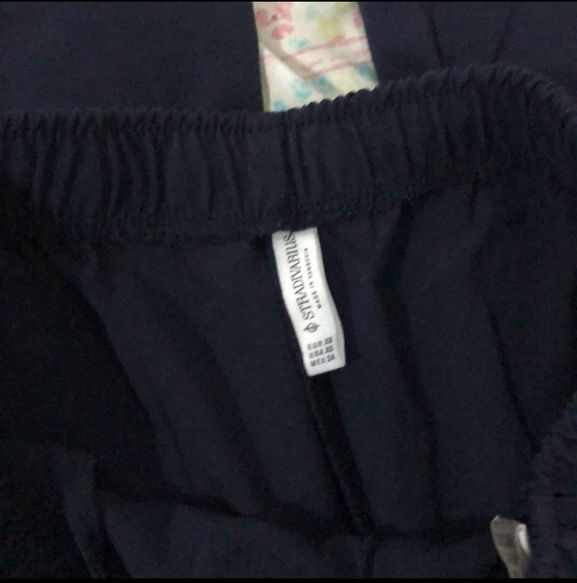 Lacivert Salaş Kadın Kumaş Pantolon - Görsel 3