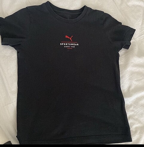 Puma siyah 7-8 yaş tişört