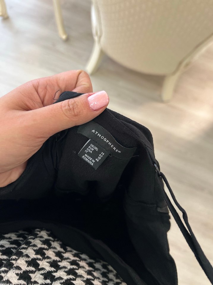 Kadın Siyah Mini Askılı Şort Tulum - Görsel 4