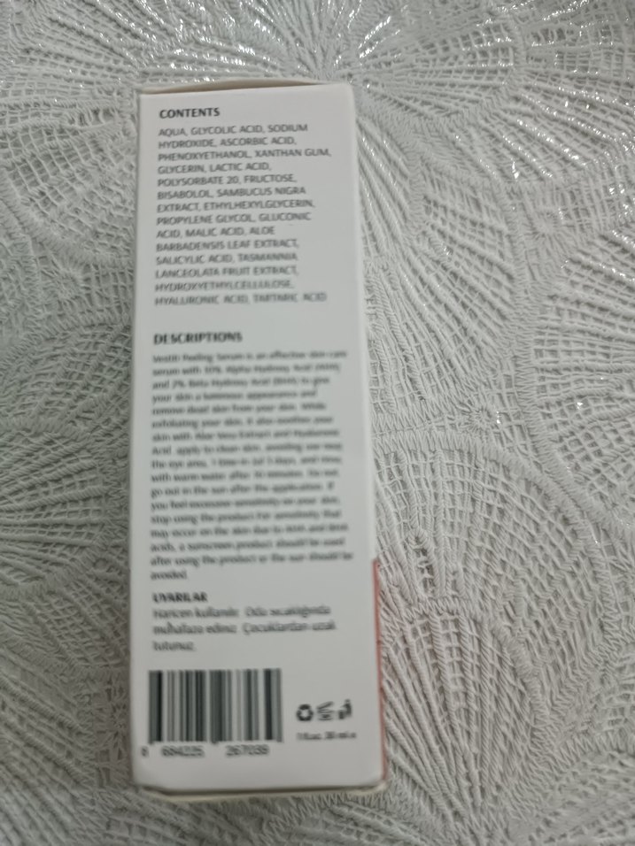 Yaslanma Karşıtı Aloe Vera Peeling Serumu - Görsel 2