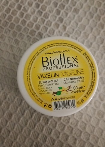 Bioflex Vanilyalı Vazelin 80 ml