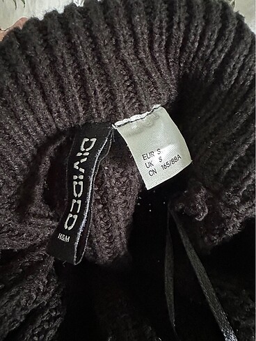 H&M Siyah turtleneck kazak