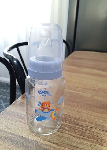 Pastel Mavi Bebek Biberonu 125 ml - Görsel 2