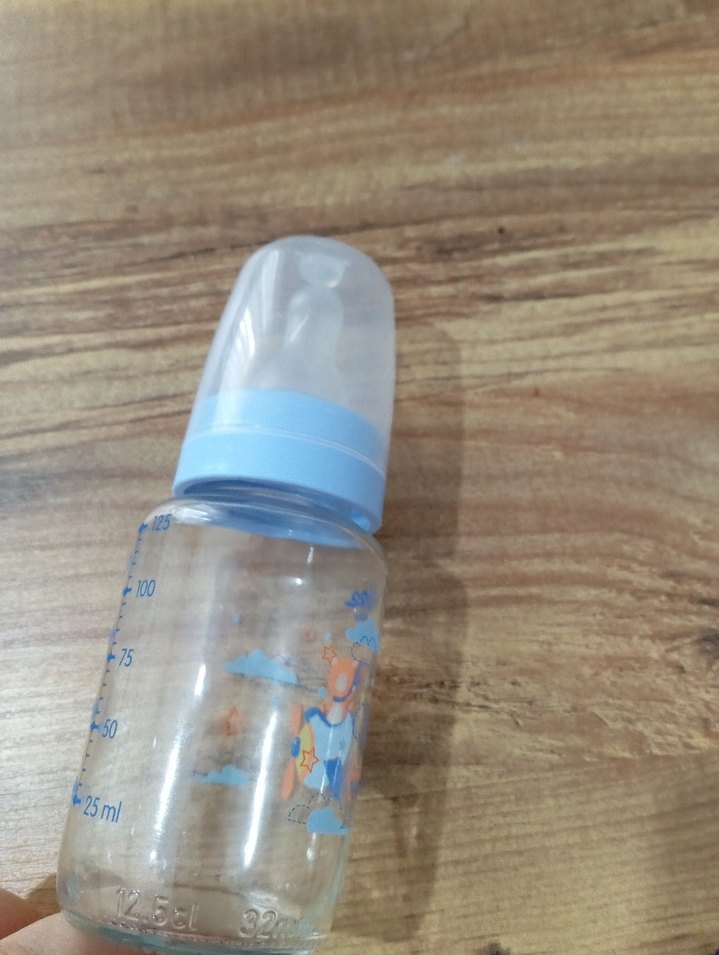 Pastel Mavi Bebek Biberonu 125 ml - Görsel 3