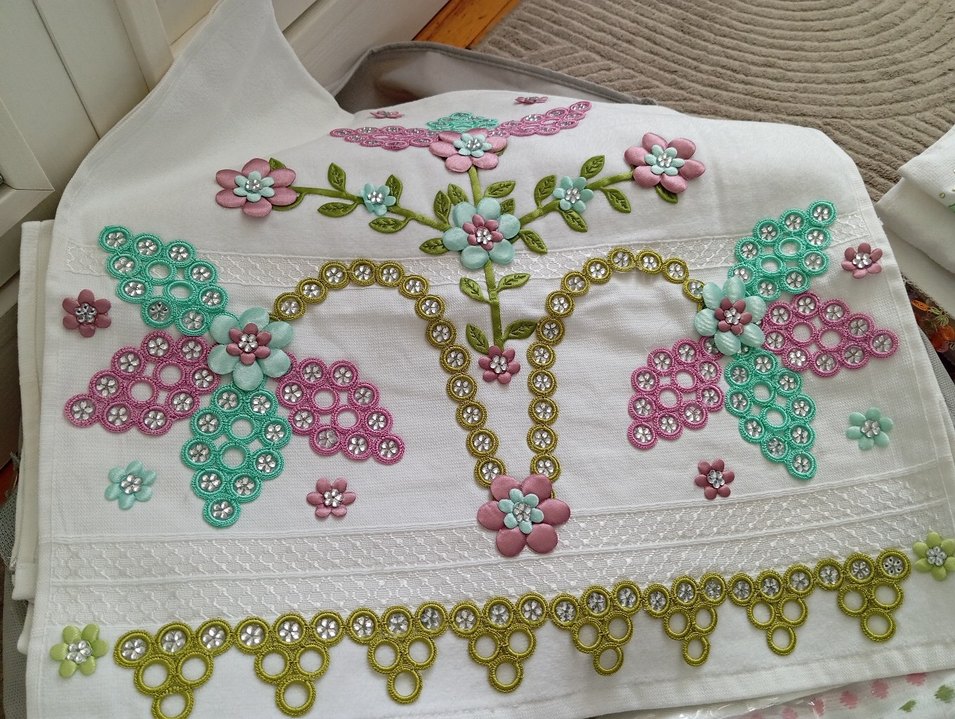 büyük el yüz havlusu çeyizlik - Görsel 2