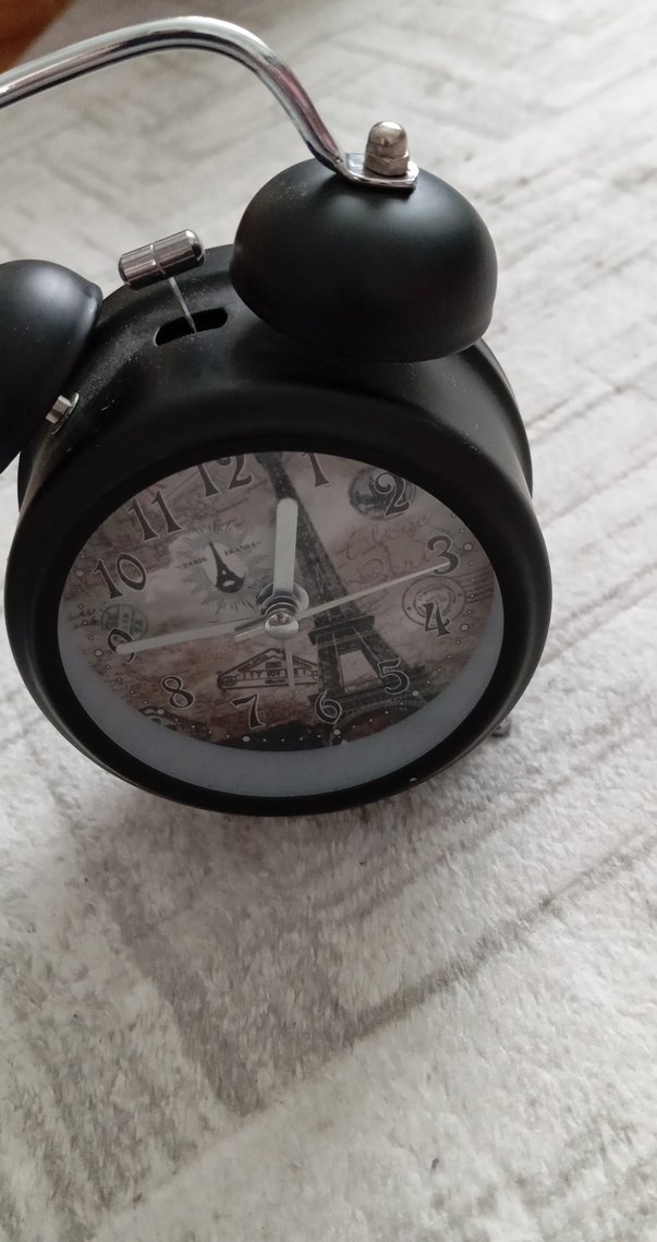 Siyah Masa Çalar Saat - Görsel 4
