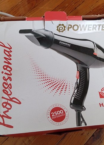 Siyah Powertec Profesyonel Saç Kurutma Makinesi - Görsel 2