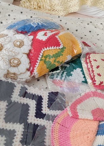 çeyizlik patik havlu yelek şal yemeni - Görsel 6