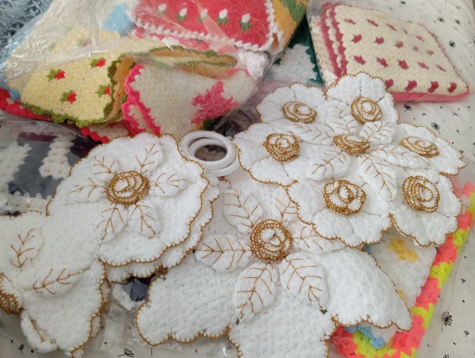 çeyizlik patik havlu yelek şal yemeni - Görsel 2