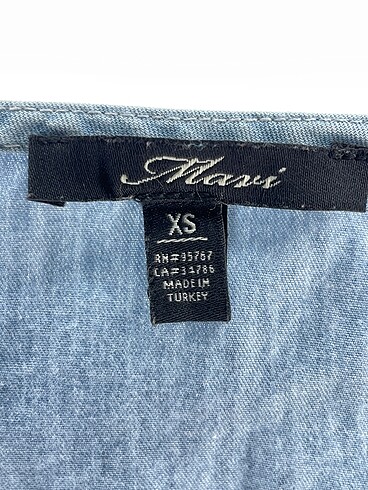 xs Beden mavi Renk Mavi Jeans Bluz %70 İndirimli.