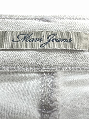 universal Beden beyaz Renk Mavi Jeans Mini Etek %70 İndirimli.