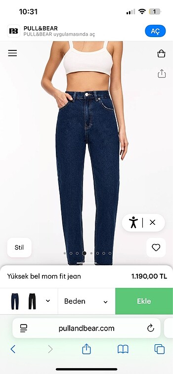 Pull and bear jean