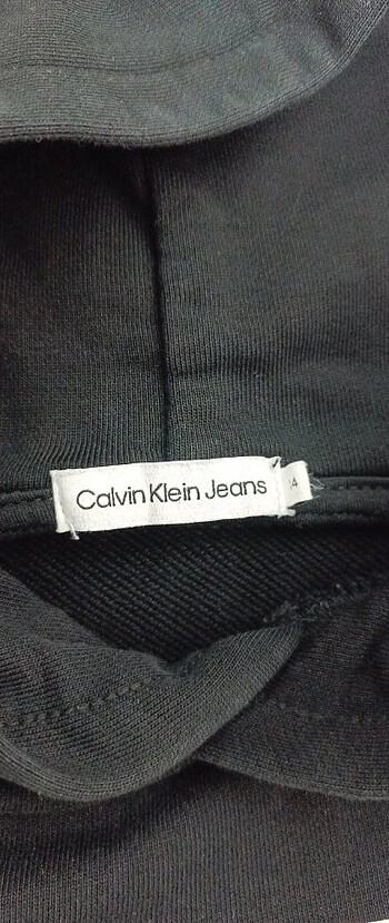 13-14 Yaş Beden siyah Renk Calvin Klein sweatshirt 