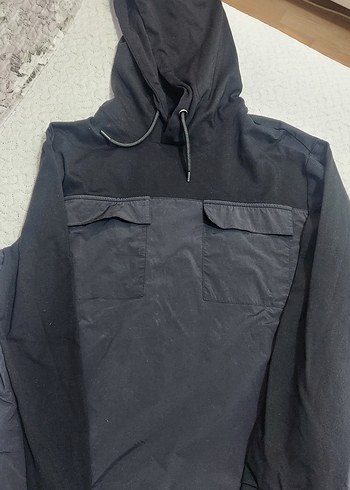 Siyah Kapüşonlu Erkek pijama takım - Görsel 4