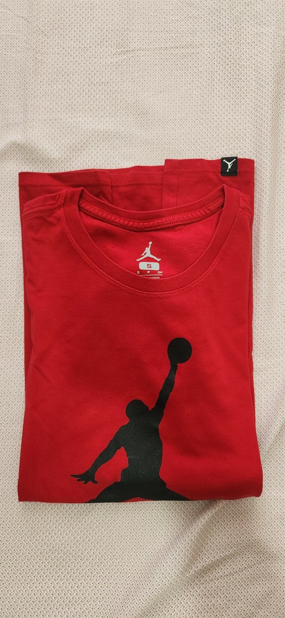 Kırmızı Baskılı  Spor Tişörtü - Görsel 2