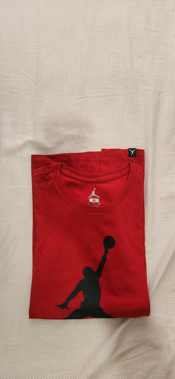 Kırmızı Baskılı  Spor Tişörtü - Görsel 3