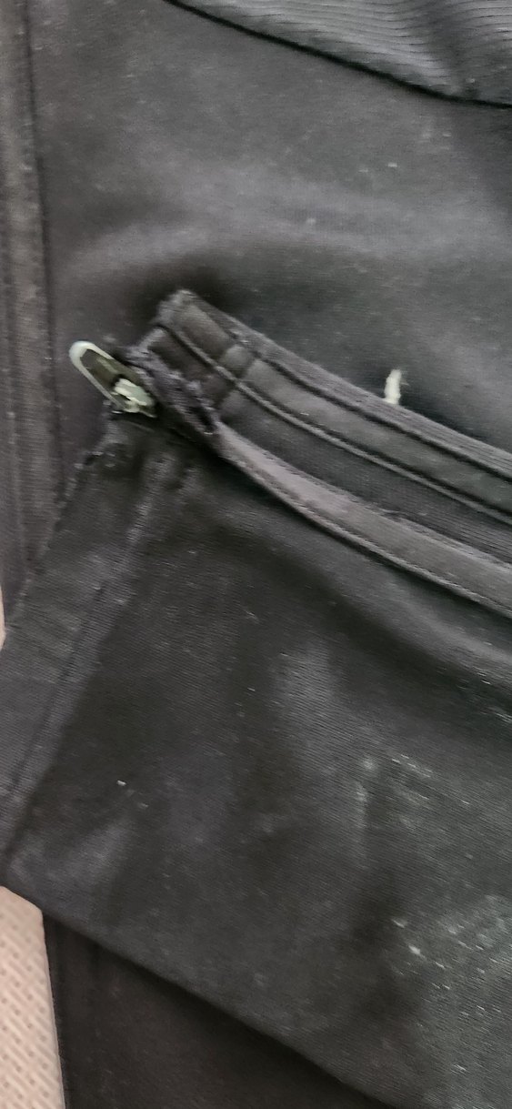 Erkek Siyah Fermuarlı Dar Kesim Eşofman Altı - Görsel 4